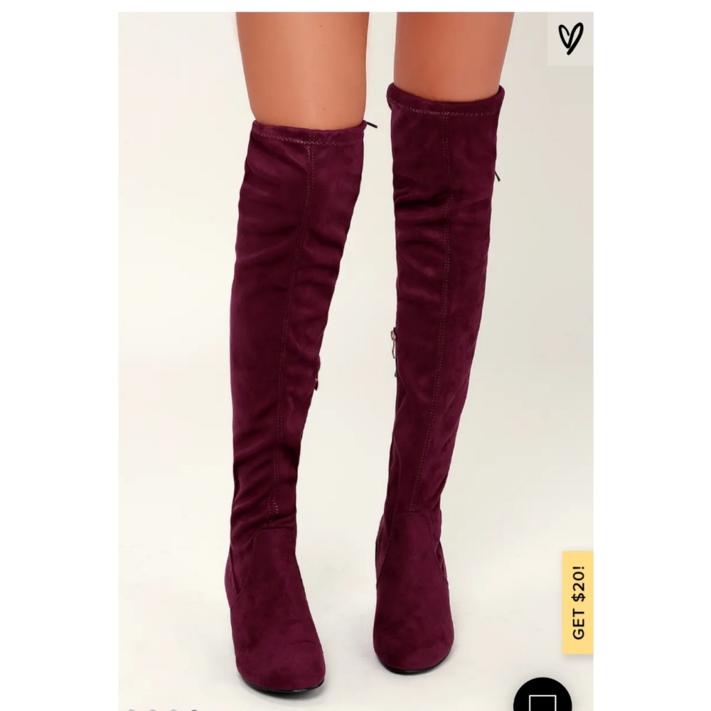 Over the Knee Suede Boots
